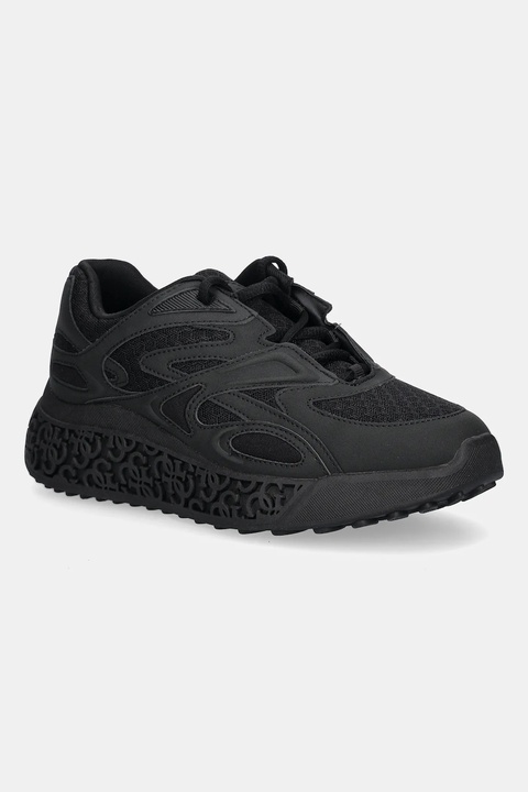 Guess sneakersy SWANIA damskie kolor czarny FLTSWA LEA12 - zdjęcie produktu nr 1