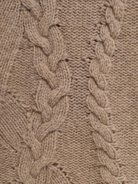 Gimaguas Julita cable-knit mini skirt - Neutrals - zdjęcie produktu nr 2