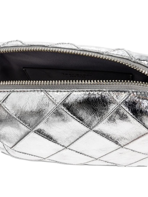 Tory Burch Fleming quilted-design chain shlouder bag - Silver - zdjęcie produktu nr 2