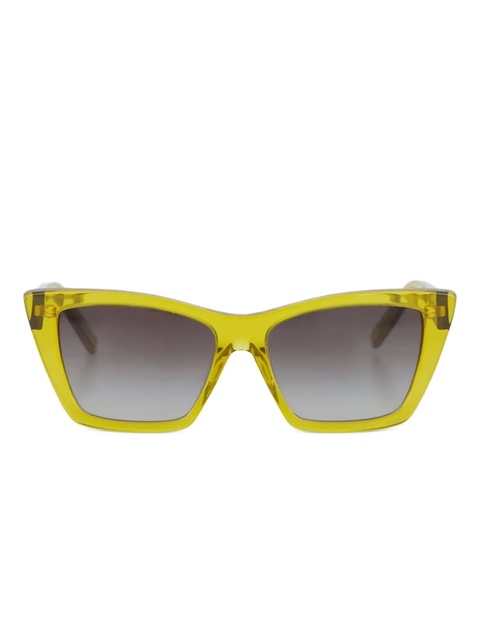 Saint Laurent Eyewear cat-eye sunglasses - Yellow - zdjęcie produktu nr 1