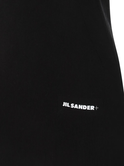 Jil Sander logo-print mini dress - Black - zdjęcie produktu nr 1