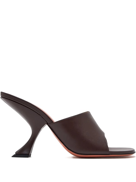 Amina Muaddi 90mm Taylor sandals - Brown - zdjęcie produktu nr 1