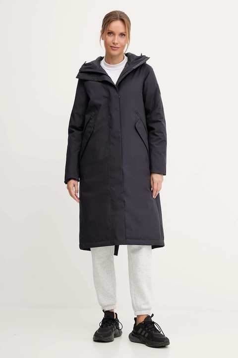 Jack Wolfskin kurtka puchowa Brandenburger damska kolor granatowy A60200 - zdjęcie produktu nr 1