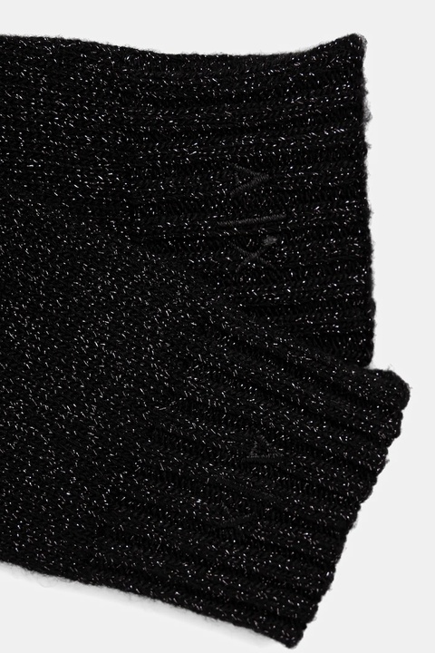 Armani Exchange rękawiczki z dodatkiem wełny damskie kolor czarny XW001521 AF16181 - zdjęcie produktu nr 1