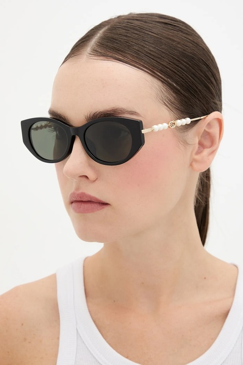 Gucci okulary przeciwsłoneczne damskie kolor czarny GG1970SA - zdjęcie produktu nr 1