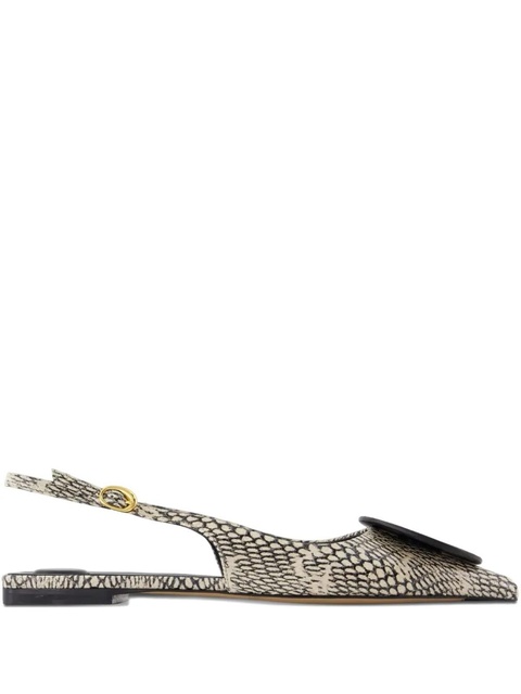 Jacquemus The Duel slingbacks flat pumps - Neutrals - zdjęcie produktu nr 1
