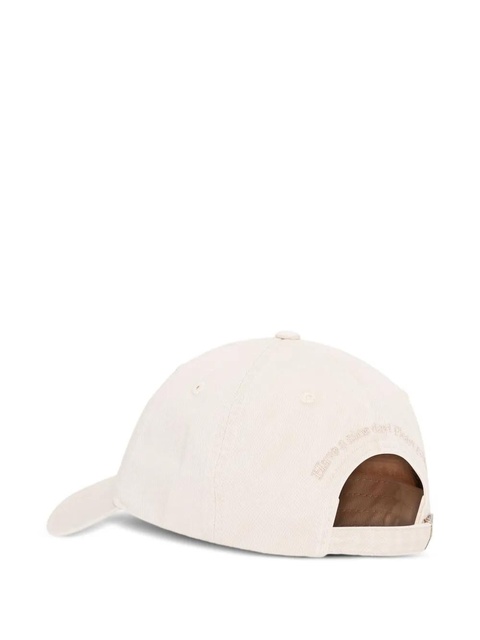 GANNI logo-embroidered cap - White - zdjęcie produktu nr 2