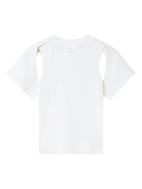 Axel Arigato cut-out short-sleeve T-shirt - White - zdjęcie produktu nr 1