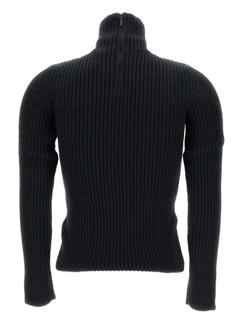 Max Mara ribbed turtleneck sweater - Black - zdjęcie produktu nr 2