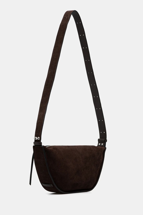 Marc O'Polo torebka zamszowa kolor brązowy 5000009153 - zdjęcie produktu nr 2