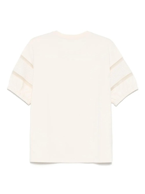 Moncler logo-patch T-shirt - White - zdjęcie produktu nr 2