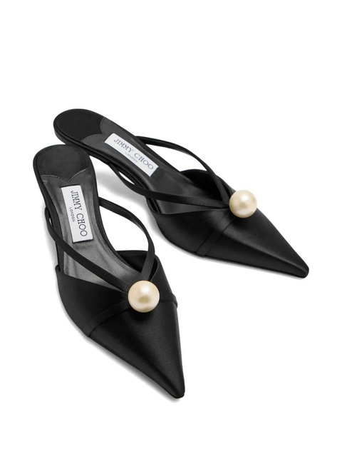 Jimmy Choo 50mm Sana mules - Black - zdjęcie produktu nr 1