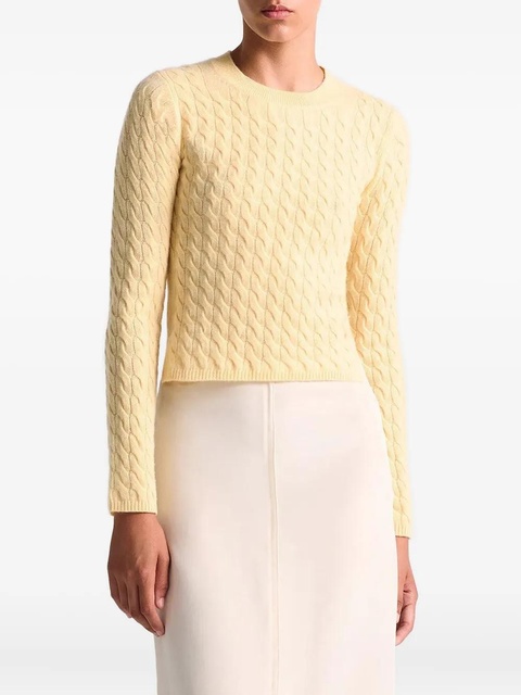 Altuzarra cable-knit sweater - Yellow - zdjęcie produktu nr 2