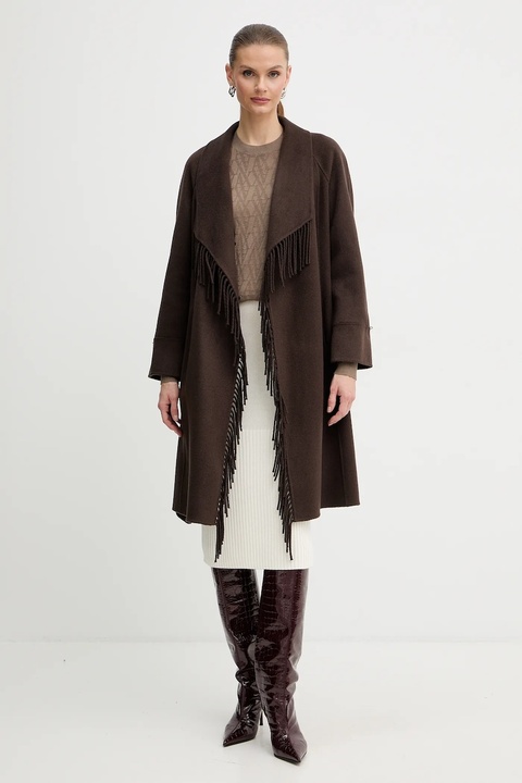 Armani Exchange sweter damski kolor brązowy lekki XW001317 AF16619 - zdjęcie produktu nr 1