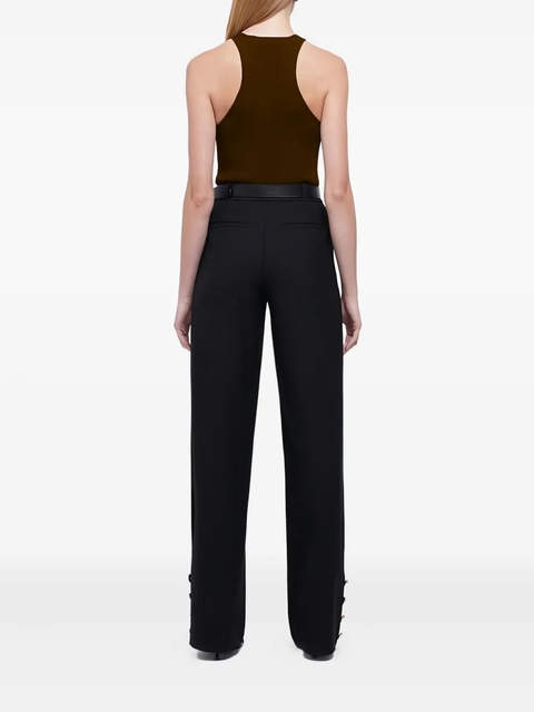 Simkhai Reza ribbed racerback tank top - Brown - zdjęcie produktu nr 2