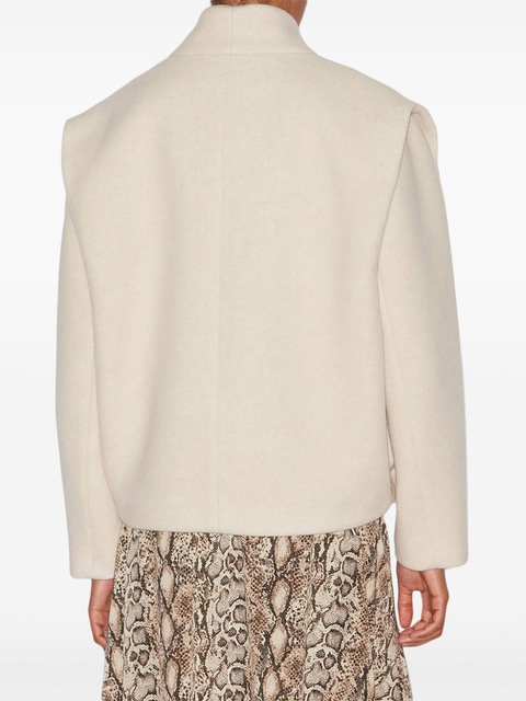 ISABEL MARANT Drogo bomber jacket - White - zdjęcie produktu nr 2