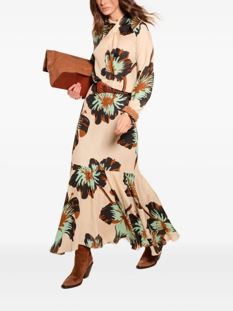 Johanna Ortiz Buena Vista floral maxi skirt - Neutrals - zdjęcie produktu nr 1