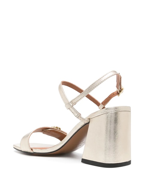 Maje 85mm metallic leather sandals - Gold - zdjęcie produktu nr 2