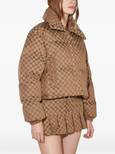 MISBHV jacquard-monogram long-sleeve jacket - Brown - zdjęcie produktu nr 2