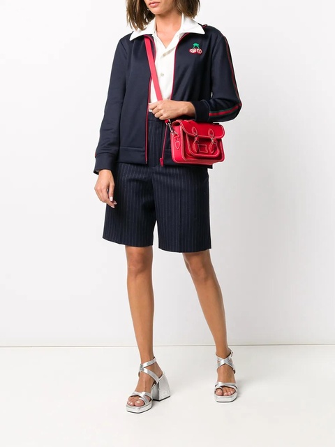 Gucci cherry logo patch track jacket - Blue - zdjęcie produktu nr 2