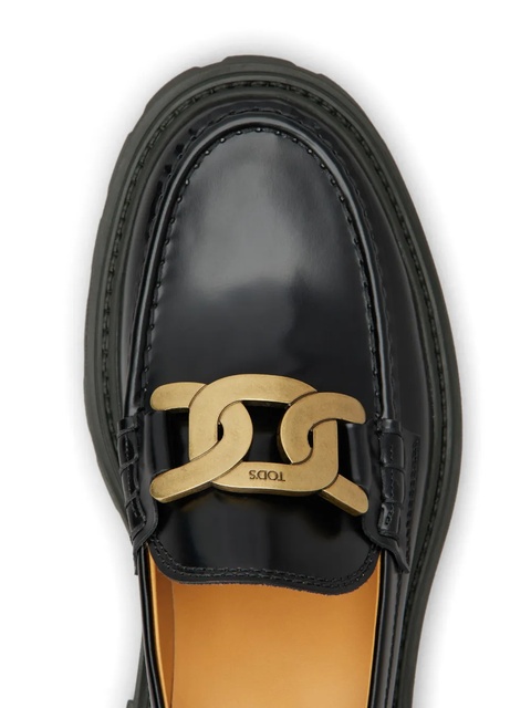 Tod's Gomma Pesante leather loafers - Black - zdjęcie produktu nr 2