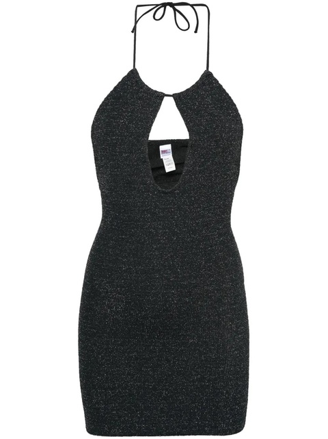 MC2 Saint Barth Palmer lurex mini dress - Black - zdjęcie produktu nr 1