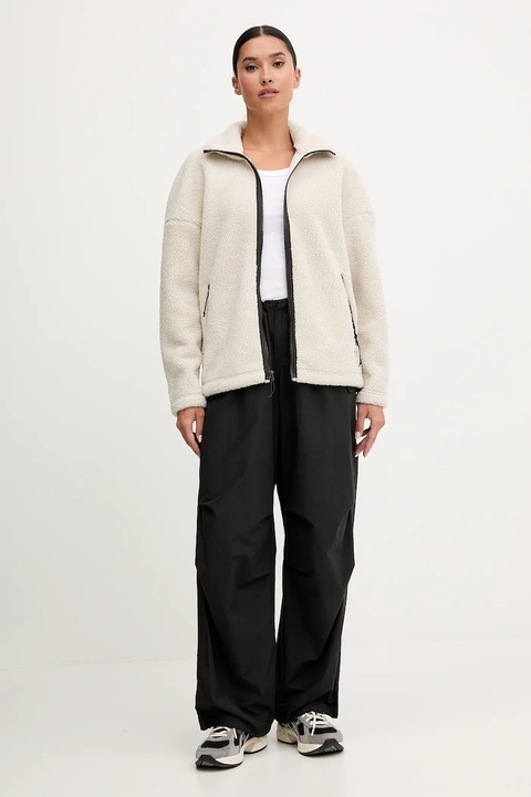 Jack Wolfskin bluza polarowa STONE LITE kolor beżowy gładka A65072 - zdjęcie produktu nr 2