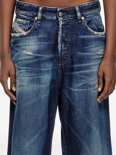 Diesel distressed-effect jeans - Blue - zdjęcie produktu nr 2