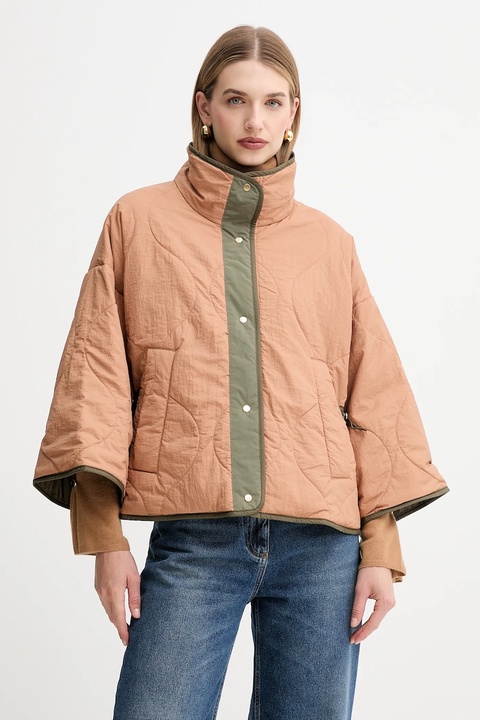 Weekend Max Mara kurtka dwustronna RONCO kolor zielony przejściowa oversize 2525486011600 - zdjęcie produktu nr 2