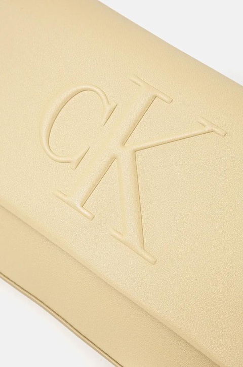Calvin Klein Jeans torebka kolor żółty LV04K3148G - zdjęcie produktu nr 2