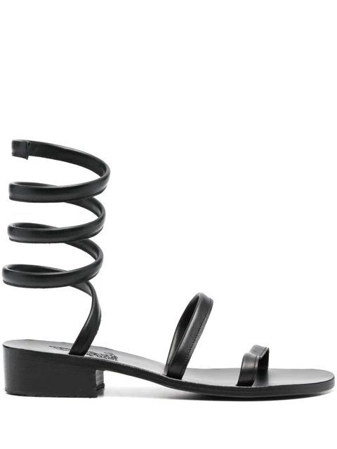 Ancient Greek Sandals 35mm Ohia leather sandals - Black - zdjęcie produktu nr 1