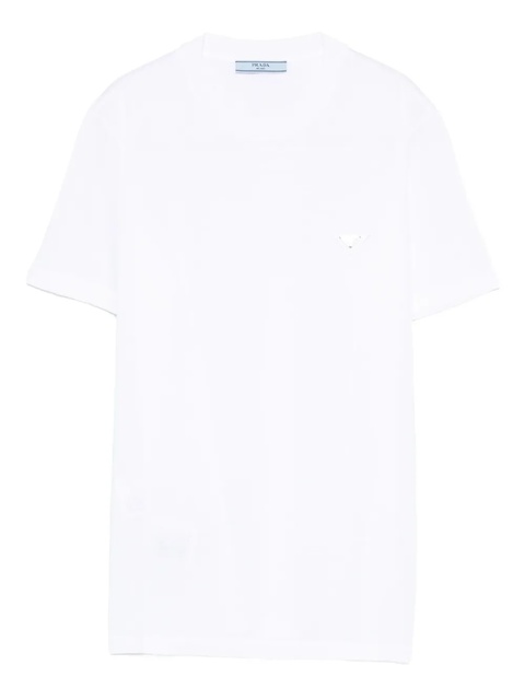 Prada triangle-logo T-shirt - White - zdjęcie produktu nr 1