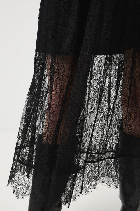 Medicine spódnica kolor czarny maxi rozkloszowana - zdjęcie produktu nr 2