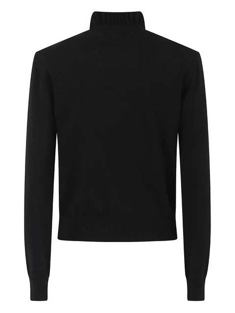 Alexander McQueen ribbed-trim sweater - Black - zdjęcie produktu nr 2