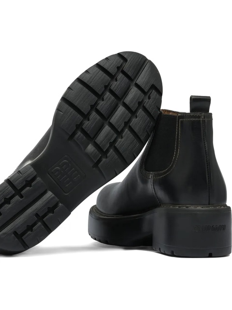 Miu Miu platform chelsea boots - Black - zdjęcie produktu nr 1