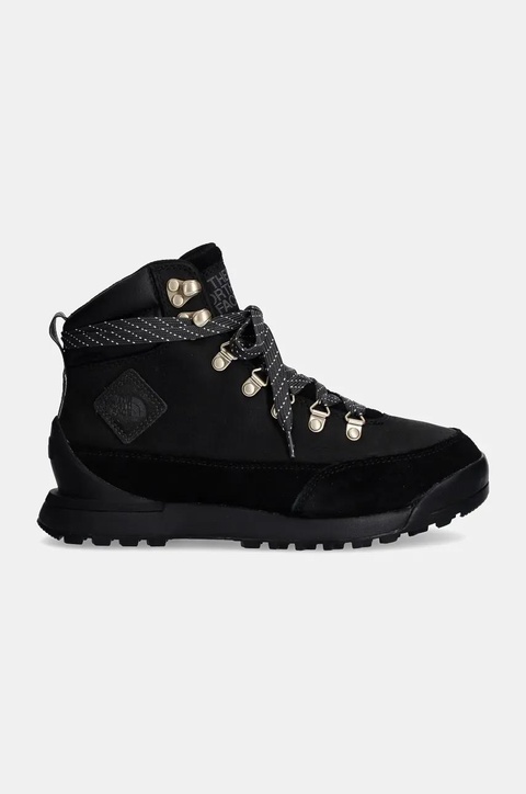 The North Face śniegowce Back to Berkeley IV Leather damskie kolor czarny lekko ocieplone NF0A8A9EKX71 - zdjęcie produktu nr 2