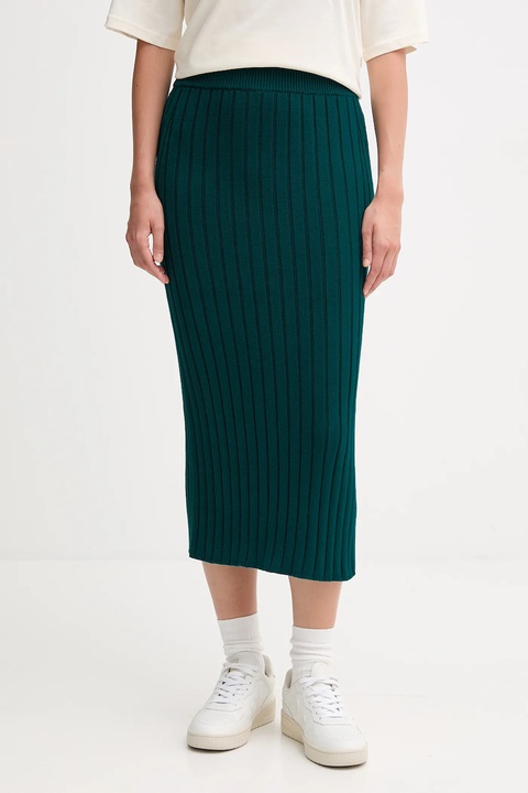 Calvin Klein Jeans spódnica kolor zielony maxi ołówkowa LV047D306G - zdjęcie produktu nr 1
