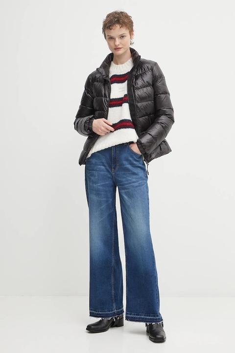 Tommy Jeans sweter z domieszką alpaki damski kolor beżowy DW0DW21679 - zdjęcie produktu nr 2
