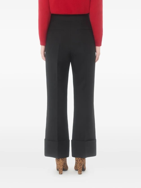 Valentino Garavani cuffed trousers - Black - zdjęcie produktu nr 2