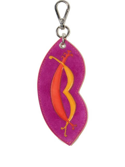 PUCCI lip-shaped suede airtag holder - Pink - zdjęcie produktu nr 1