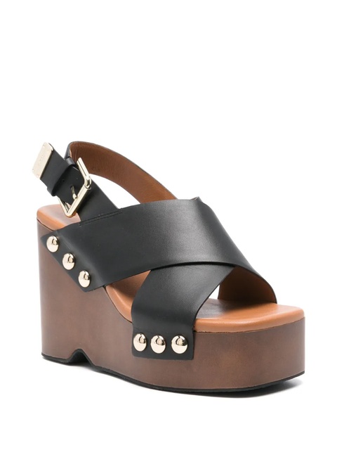 Maje 100mm platform sandals - Black - zdjęcie produktu nr 1