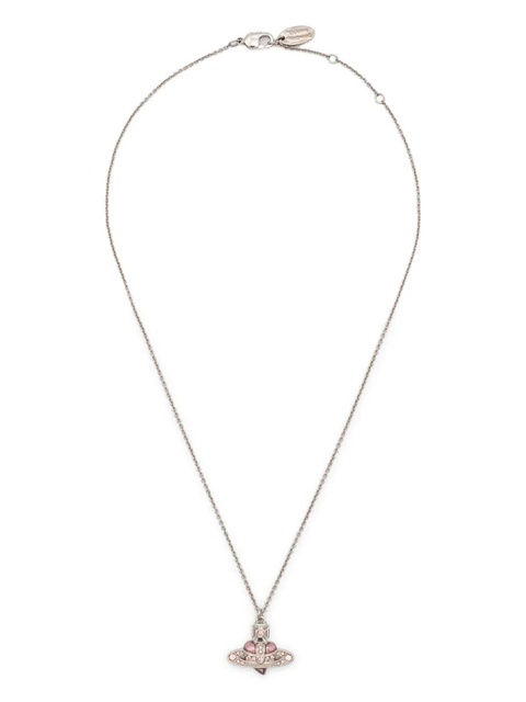 Vivienne Westwood crystal-embellished orb necklace - Silver - zdjęcie produktu nr 1