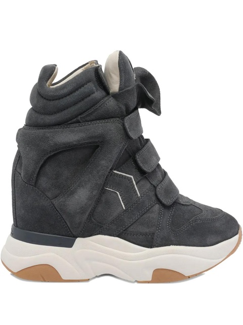 ISABEL MARANT Balskee touch-strap wedge sneakers - Grey - zdjęcie produktu nr 1