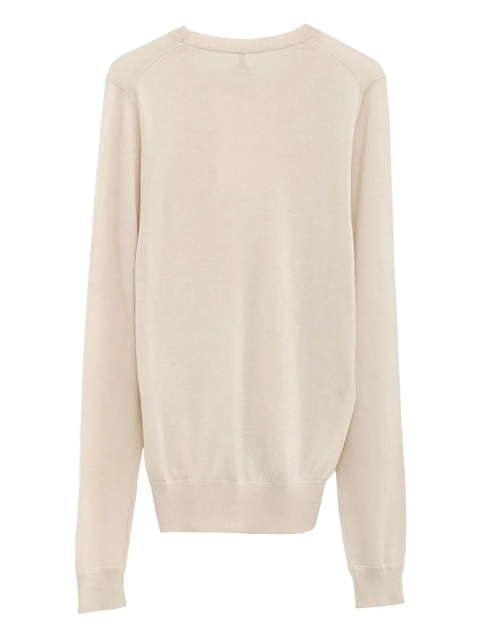 TOTEME knitted crew-neck jumper - Neutrals - zdjęcie produktu nr 2