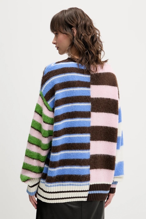 Stine Goya sweter z dodatkiem wełny kolor brązowy SG-AW25-K021-2328 - zdjęcie produktu nr 2