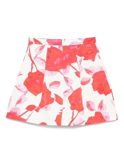 Blumarine floral-print mini skirt - Neutrals - zdjęcie produktu nr 2