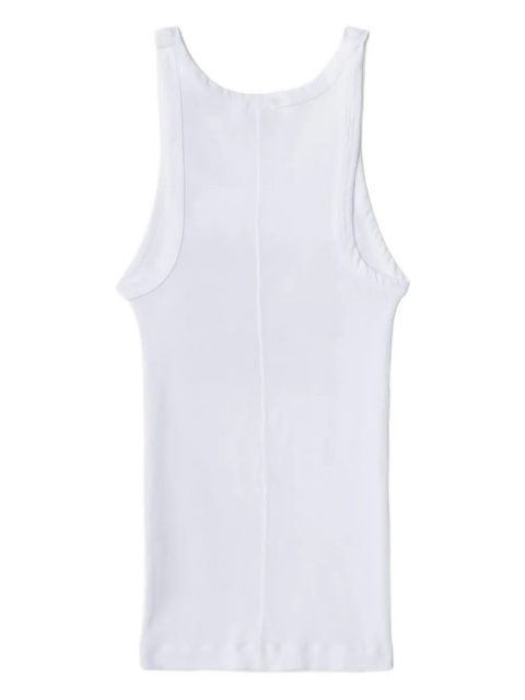RE/DONE ribbed graphic tank - White - zdjęcie produktu nr 1
