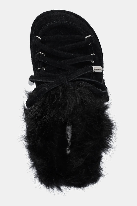 Naked Wolfe kapcie zamszowe Harlow kolor czarny Harlow Black Suede - zdjęcie produktu nr 2