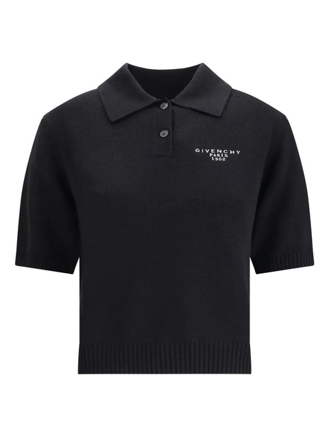 Givenchy short-sleeve logo polo top - Black - zdjęcie produktu nr 1