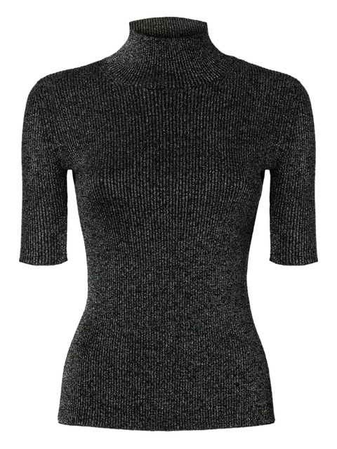 Missoni metallic-effect ribbed-knit top - Black - zdjęcie produktu nr 1
